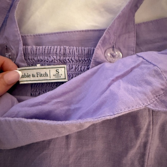Abercrombie & Fitch Lilac Shorts Matching Set in Lavendar - Picture 4 of 6